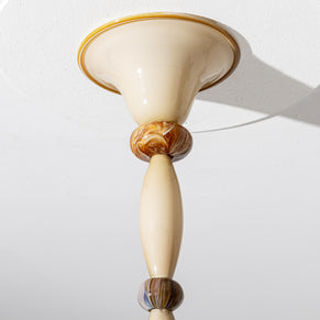 Vittorio Zecchin Murano Glass Chandelier from early 1930