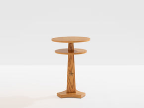 André Arbus ashwood and brass side table circa 1940