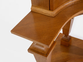 Paire de consoles d’encoignure chêne bronze attr. André Arbus 1940