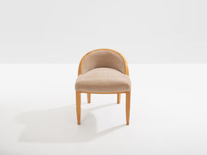 André Arbus sycamore mohair velvet desk or vanity table chair 1934