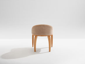 André Arbus sycamore mohair velvet desk or vanity table chair 1934