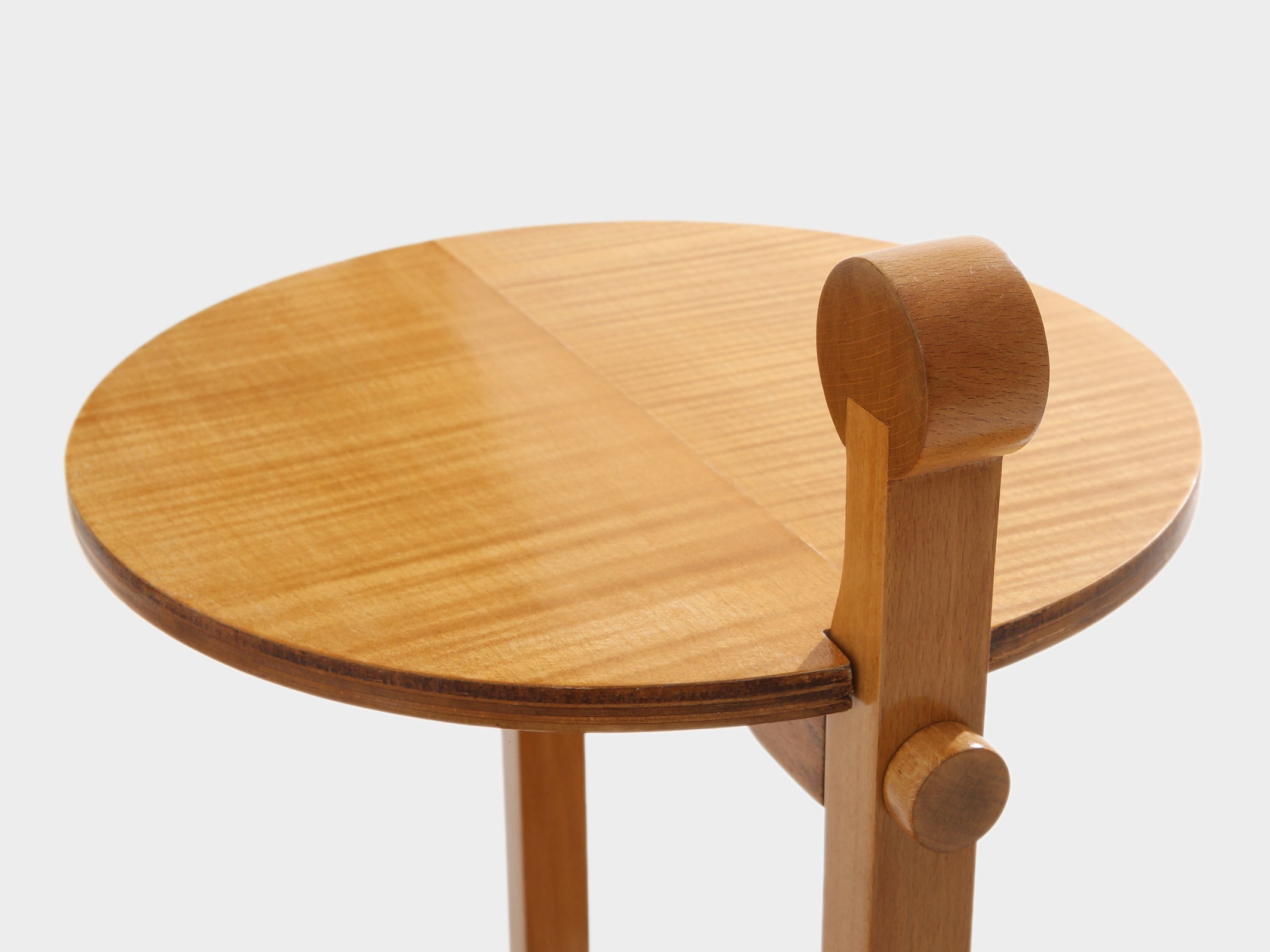 André Groult four-tiered table maple and beech wood circa 1920