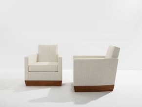 D.I.M. René Joubert & Philippe Petit paire de fauteuils club 1930