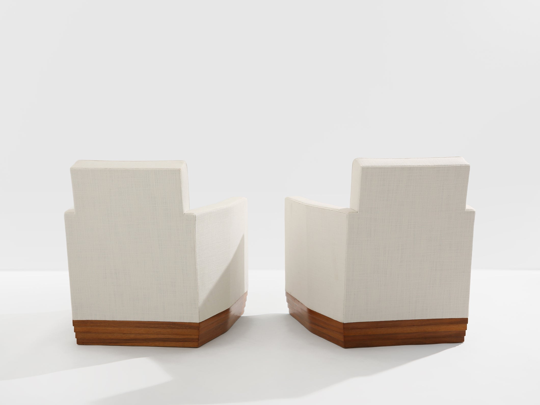 D.I.M. René Joubert & Philippe Petit paire de fauteuils club 1930
