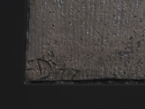 Table basse brutaliste Belge laque céramique Erik Deforce 1977