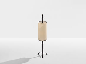 Francis Dewaele & Les Artisans de Marolles lampe fer battu 1955