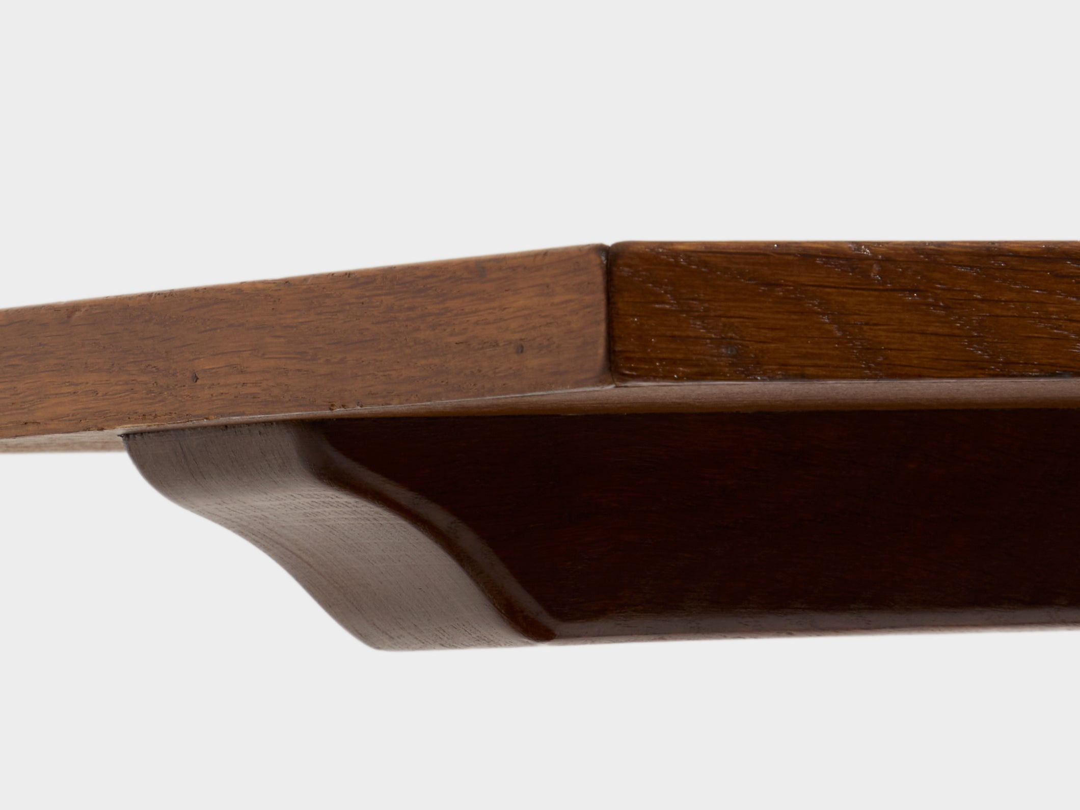 French art deco tinted oak wood serving table 1940