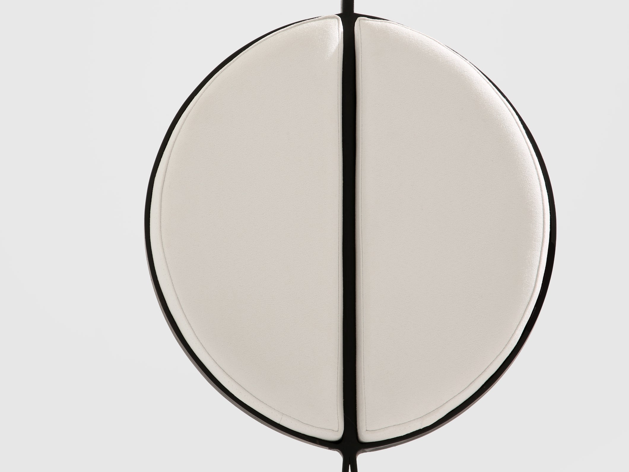 French brutalist wrought iron alcantara set of 6 chairs 1990