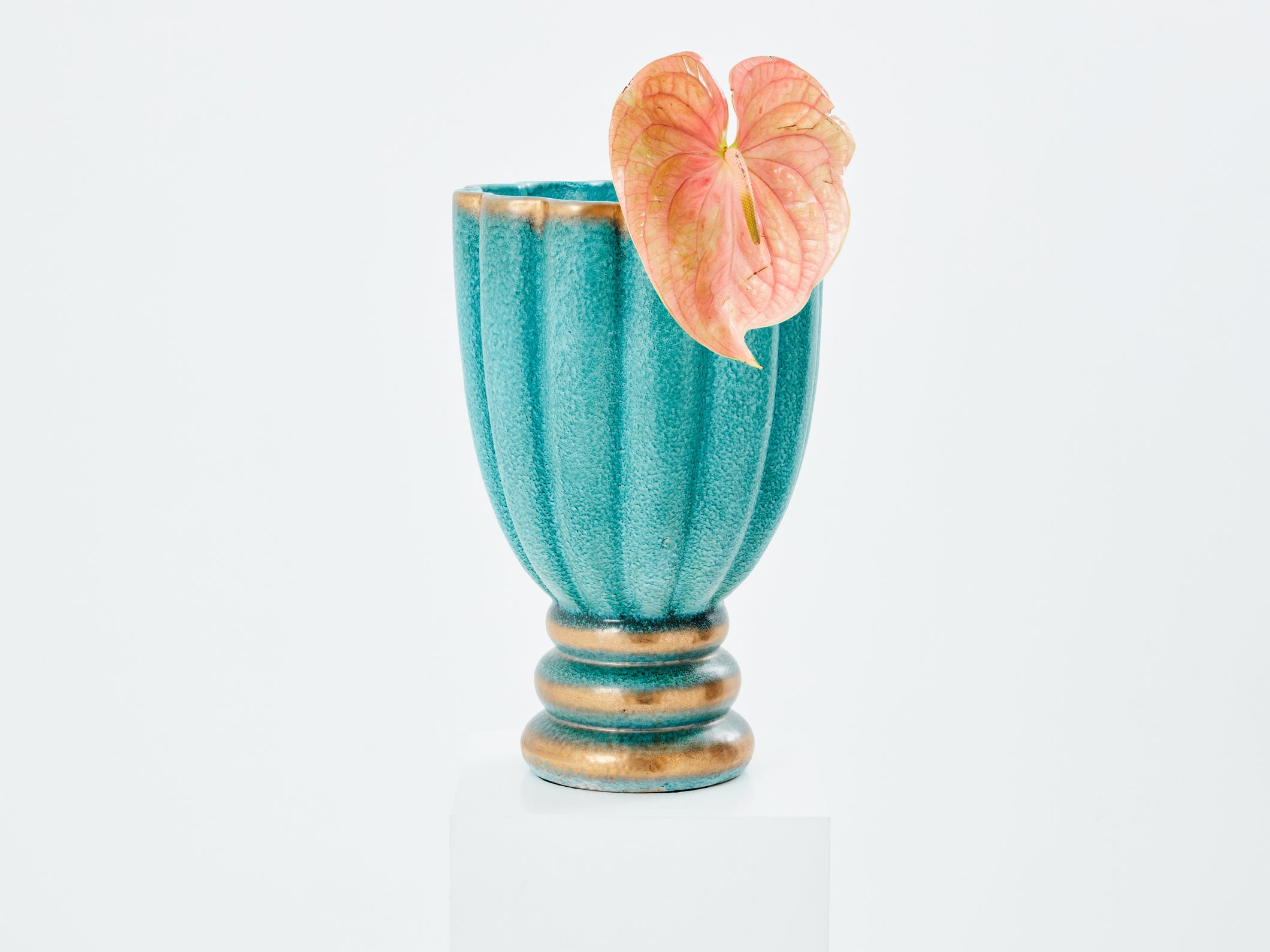 Gabriele Bicchioni grand vase Italien céramique vers 1930 