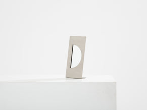 Miroir de courtoisie Gabriella Crespi Christian Dior acier brossé 1970