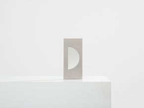 Miroir de courtoisie Gabriella Crespi Christian Dior acier brossé 1970