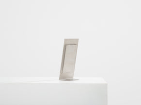 Miroir de courtoisie Gabriella Crespi Christian Dior acier brossé 1970