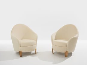 Fauteuils Garouste & Bonetti Koala bronze et alpaga 1995