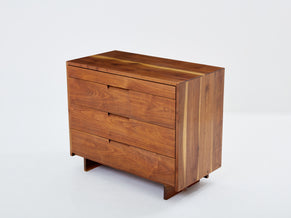 George Nakashima black american walnut chest of drawers 1955