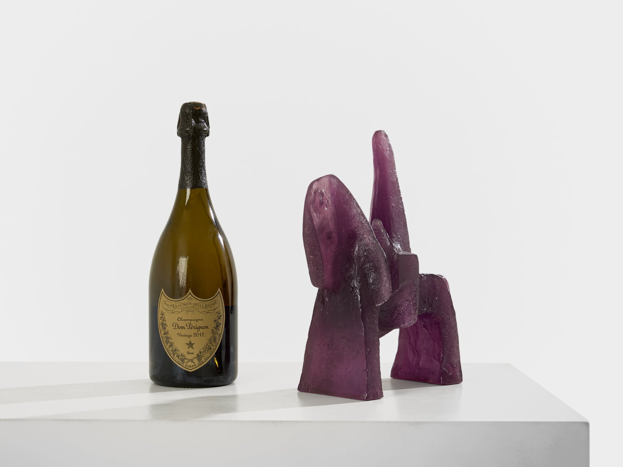 Sculpture Pâte de verre Daum 'Parsifal' par Claude Wetzstein, 1970