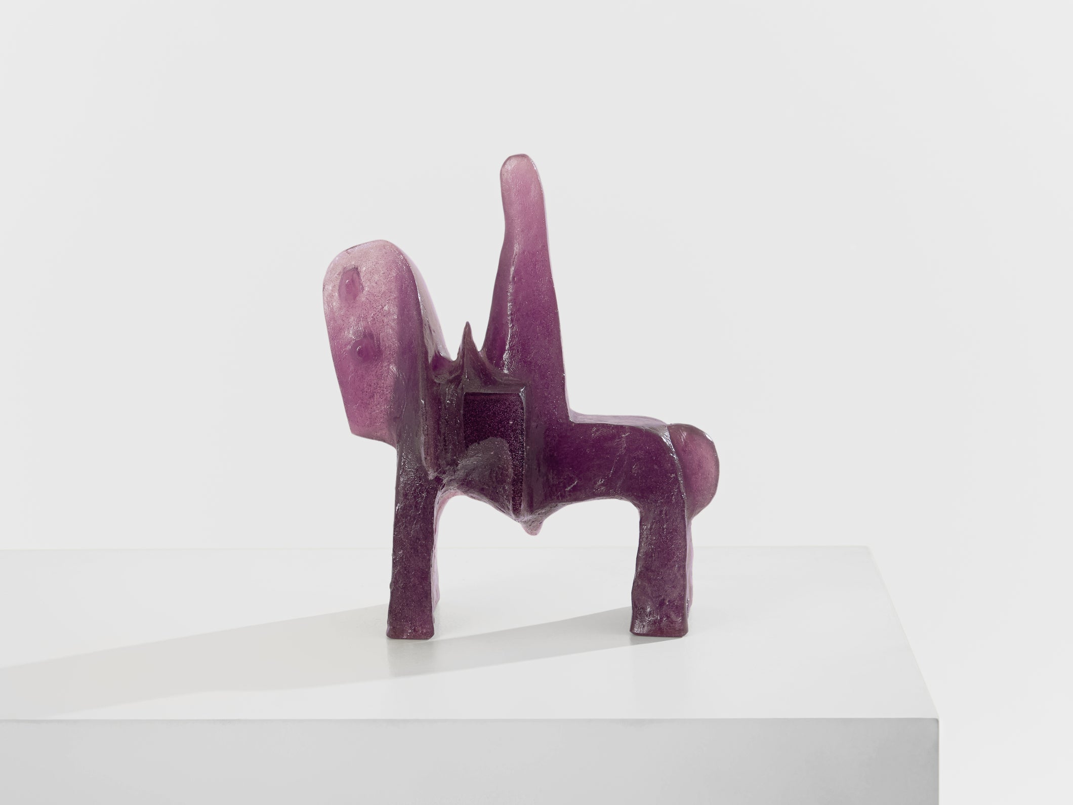 Sculpture Pâte de verre Daum 'Parsifal' par Claude Wetzstein, 1970