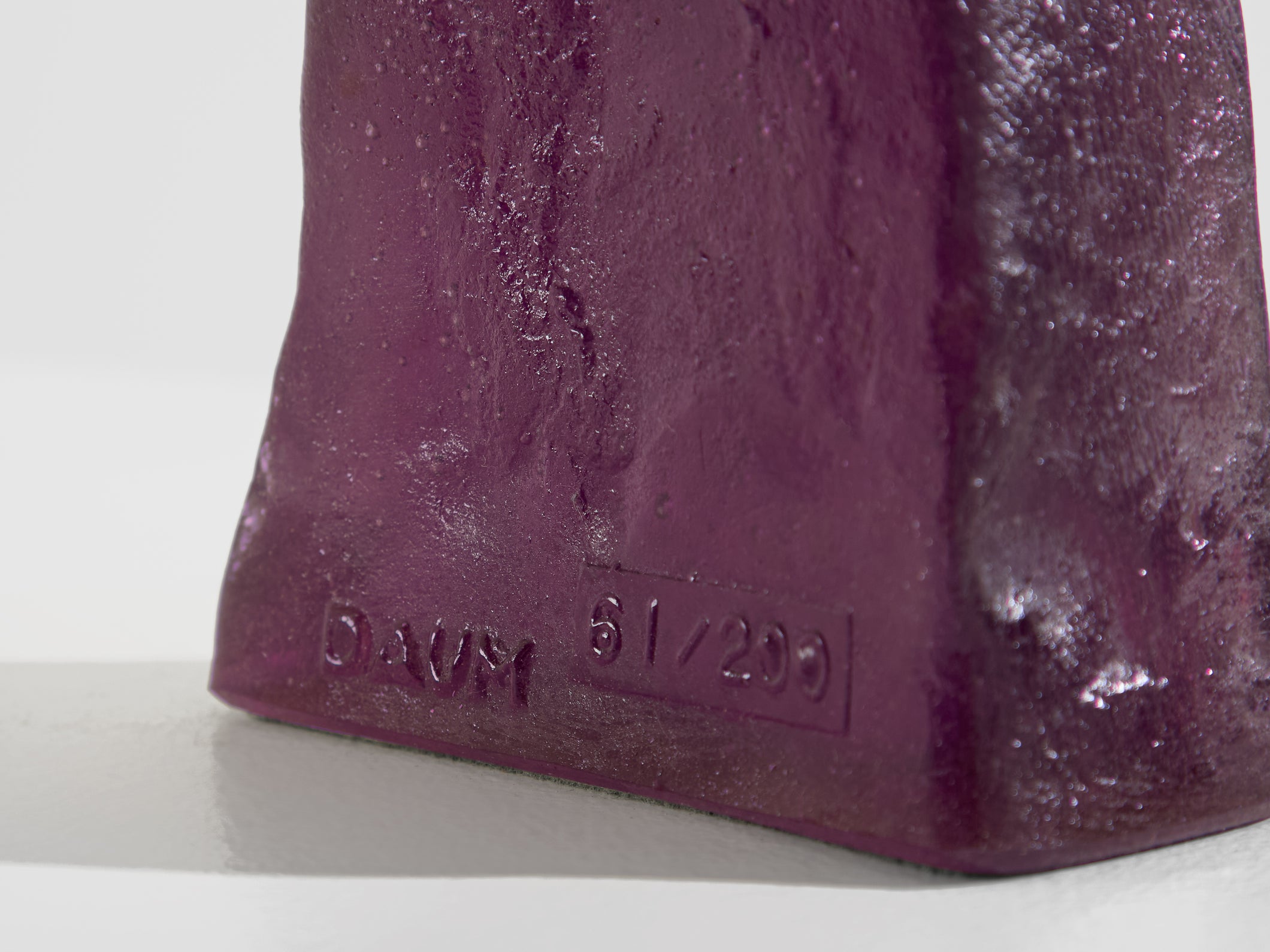 Sculpture Pâte de verre Daum 'Parsifal' par Claude Wetzstein, 1970