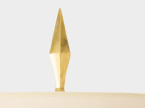 Jacques Adnet pique sellier red leather brass floor lamp 1950