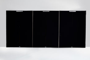 Paravent japonais Byobu à six panneaux sur papier période Edo 19ème