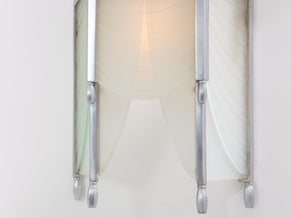 Jean Perzel set of four original cut glass wall lights from 1930s