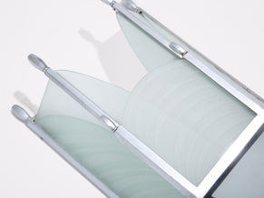 Jean Perzel set of four original cut glass wall lights from 1930s