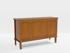 Jules Leleu two doors cabinet rosewood marquetry 1940