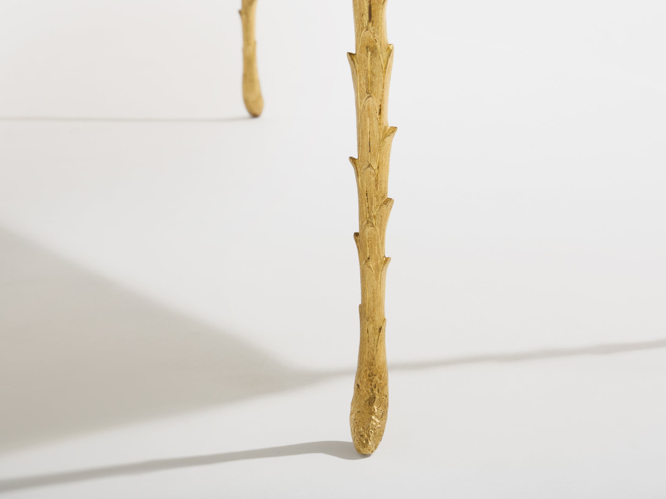 Table basse bambou laiton laque de Chine Maison Baguès 1950