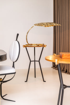 Tommaso Barbi pour Bottega Gadda lampe Rhubarbe en laiton 1970