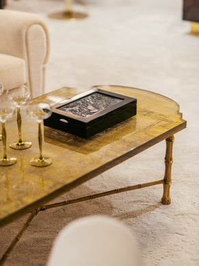 French Art Deco box black lacquer carved Jade stone 1930