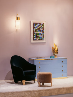 Guy de Rougemont mixed media collage Pelouse Perturbe 1971