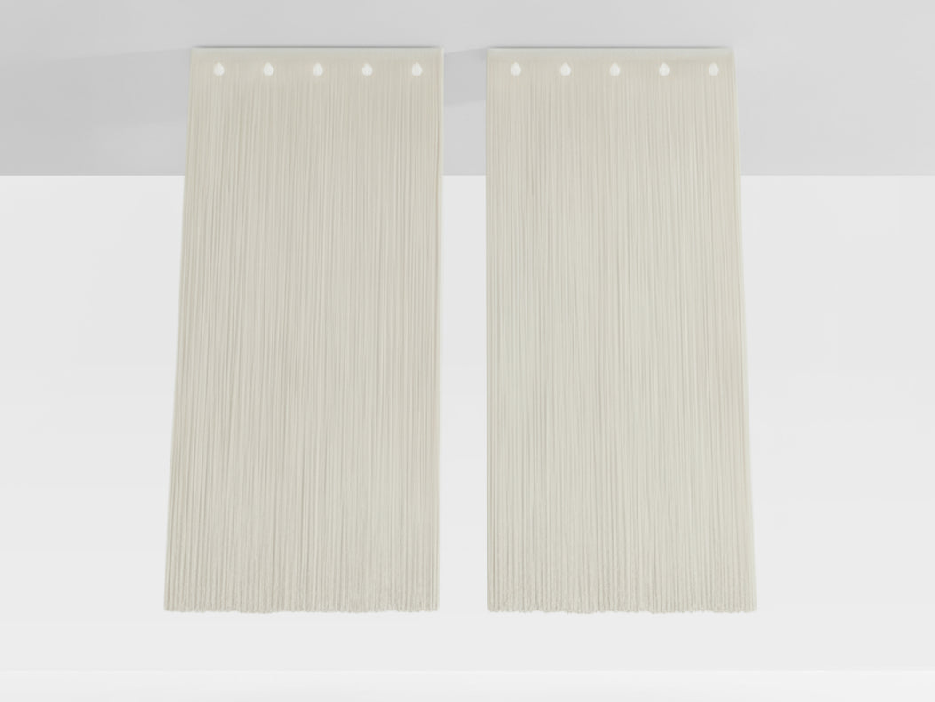 Paire de suspensions Mariyo Yagi Garbo metal et nylon 1970s  