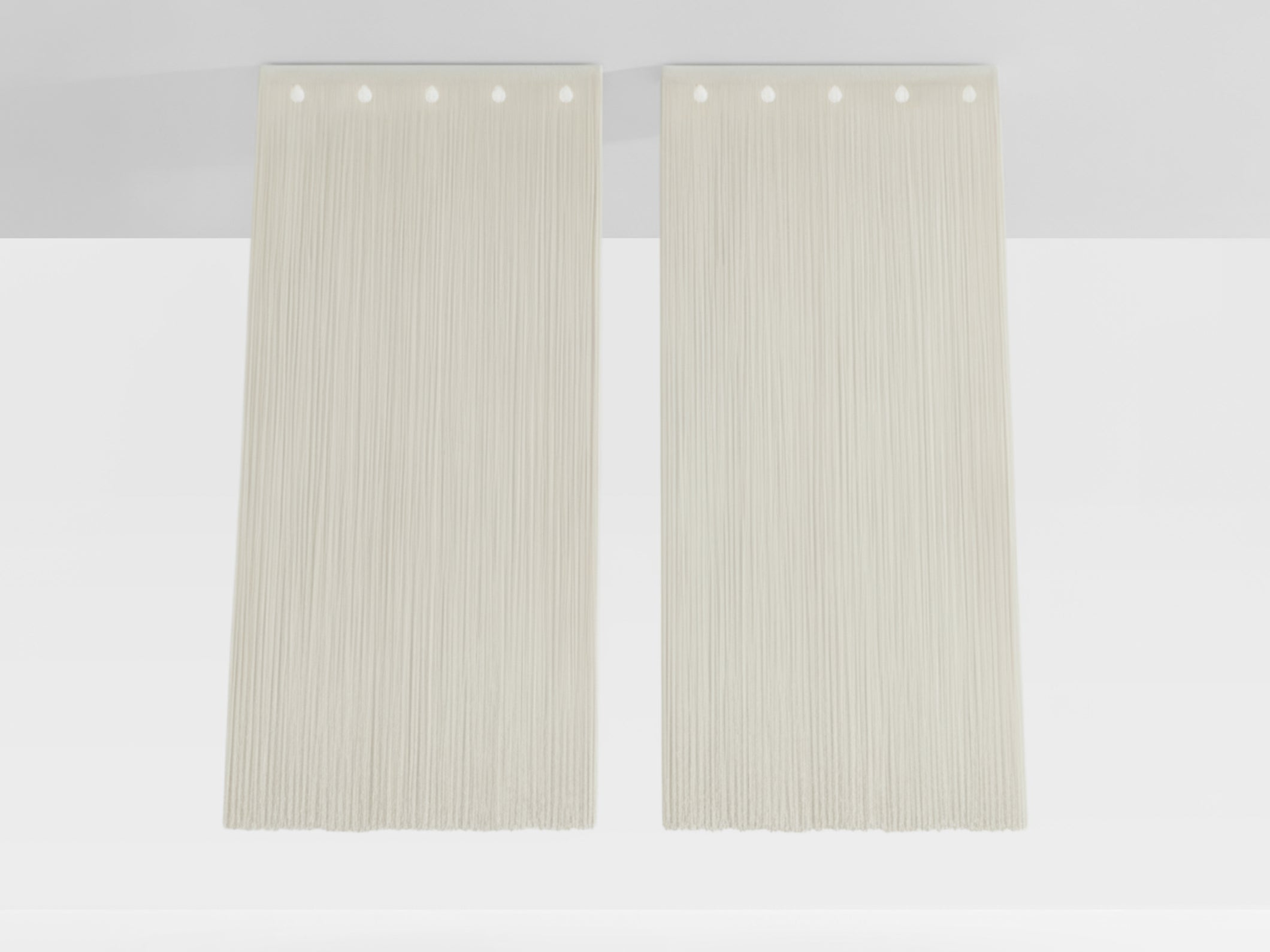 Paire de suspensions Mariyo Yagi Garbo metal et nylon 1970s  