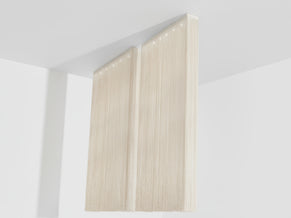 Paire de suspensions Mariyo Yagi Garbo metal et nylon 1970s  