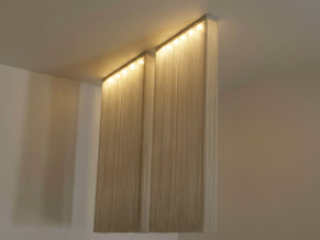 Paire de suspensions Mariyo Yagi Garbo metal et nylon 1970s  