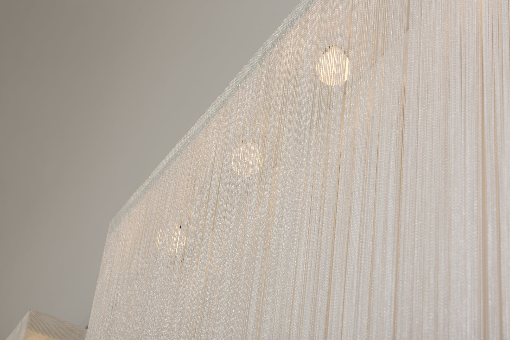 Paire de suspensions Mariyo Yagi Garbo metal et nylon 1970s  