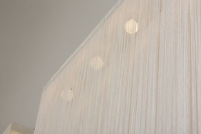 Paire de suspensions Mariyo Yagi Garbo metal et nylon 1970s  