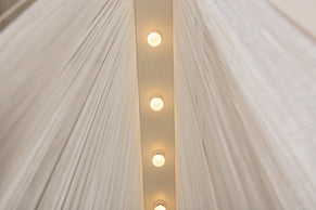 Paire de suspensions Mariyo Yagi Garbo metal et nylon 1970s  