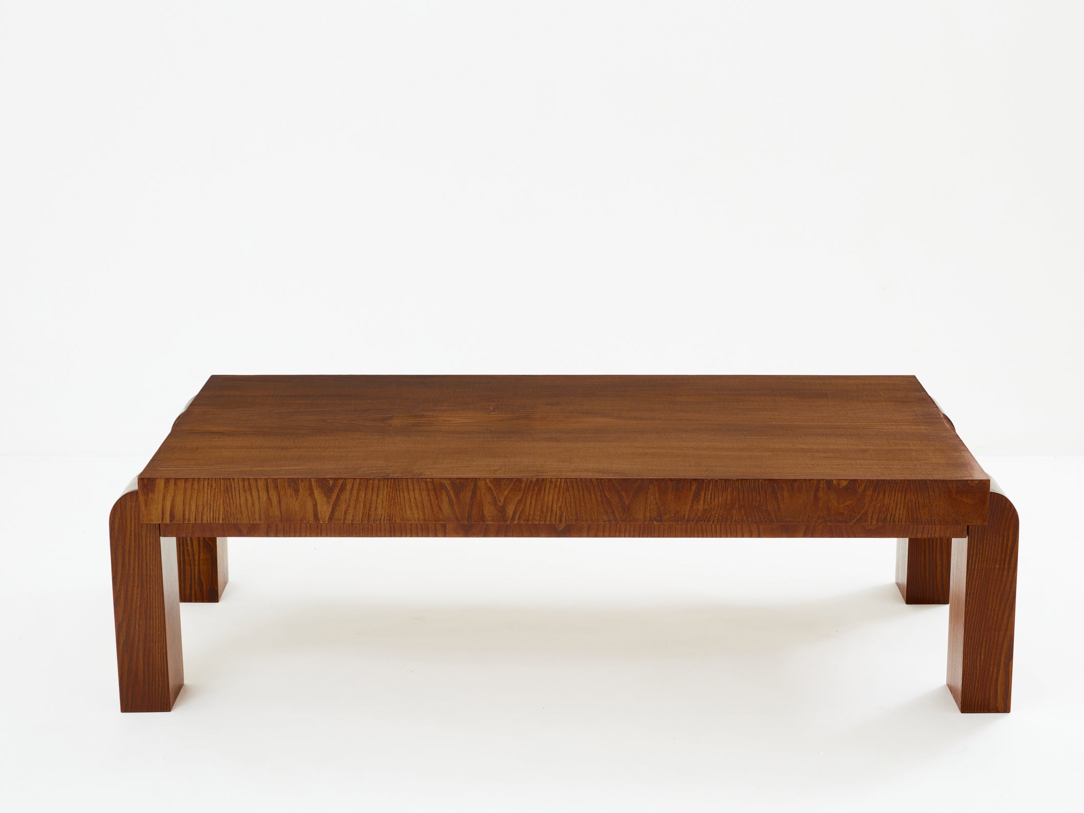 Michel Dufet modernist ashwood coffee table 1930