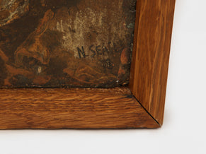 Nicolas Seailles grands panneaux laqués encadrés 1978