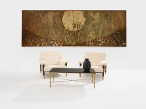 Nicolas Seailles grands panneaux laqués encadrés 1978