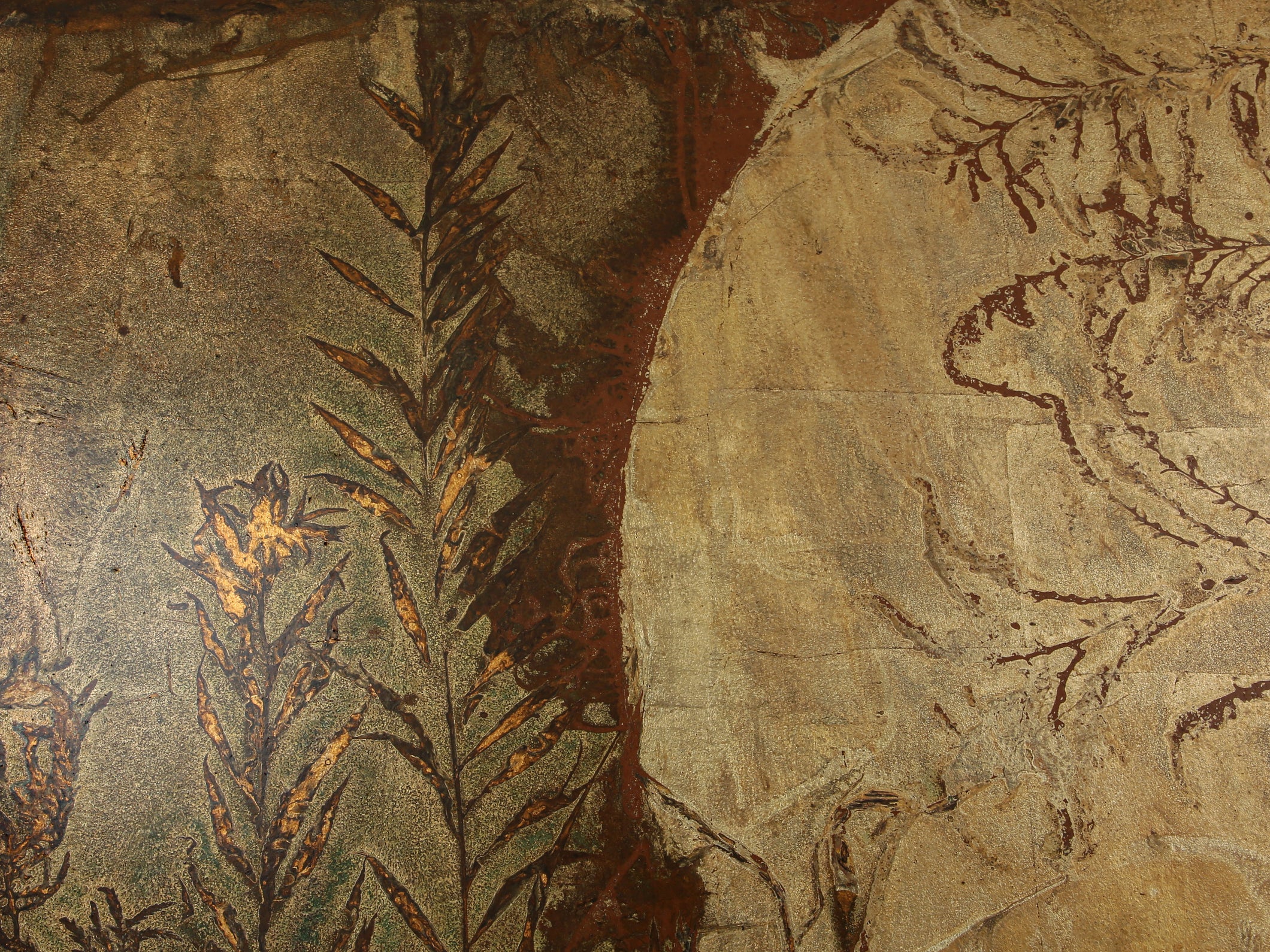 Nicolas Seailles grands panneaux laqués encadrés 1978