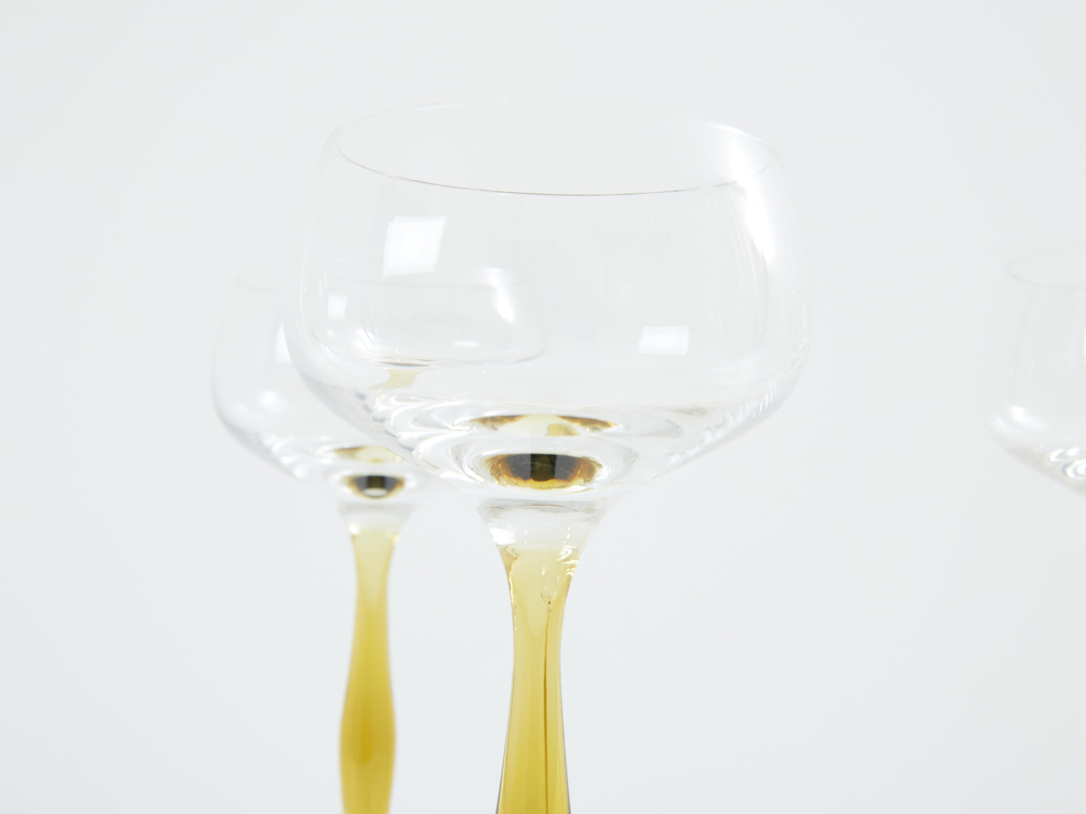 Peter Behrens set of six Art Nouveau champagne glasses 1898