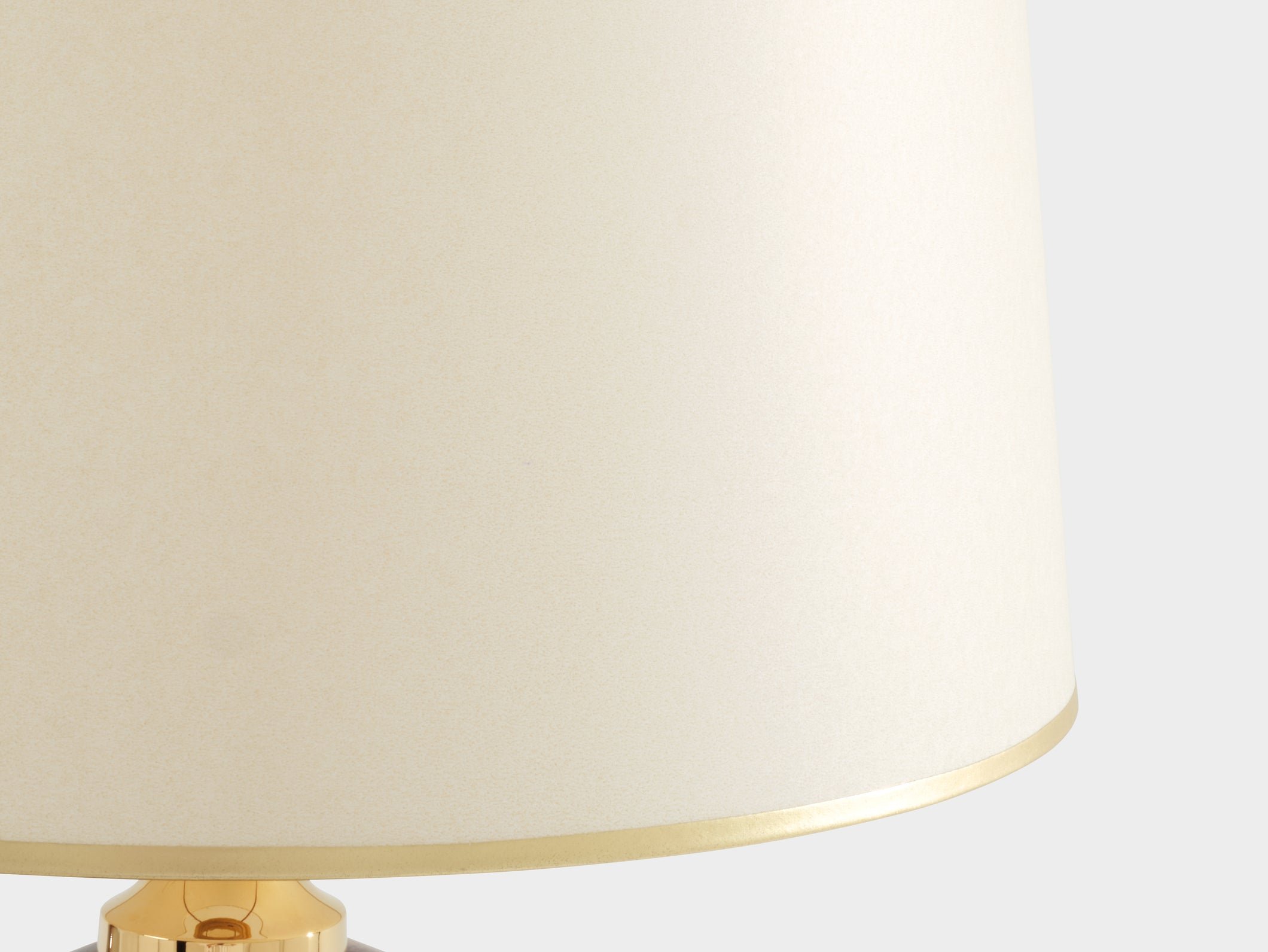 Paire de lampes céramique et laiton de Philippe Barbier 1970s 