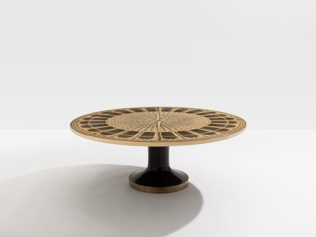 Piero Fornasetti Architettura coffee table 1960