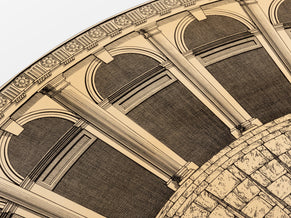 Piero Fornasetti Architettura coffee table 1960