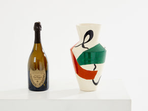 Vase en céramique émaillée signée Roland Brice vers 1950 