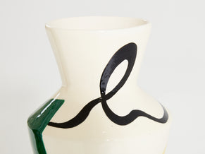 Vase en céramique émaillée signée Roland Brice vers 1950 