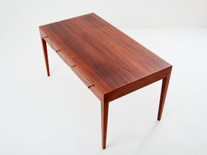 Severin Hansen Rosewood desk table for Haslev Denmark 1960