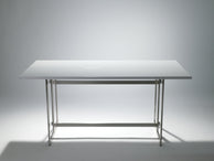 Artelano italian white lacquer console table