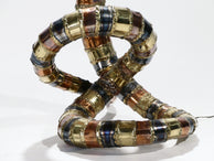 Sculpture illuminée Cobra signée Isabelle Faure 1970